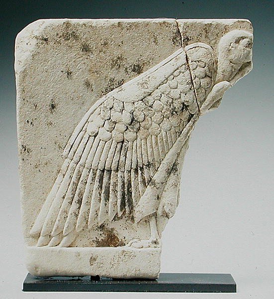 Reliéf zobrazující supa (vápenec) od Egyptian Ptolemaic Period