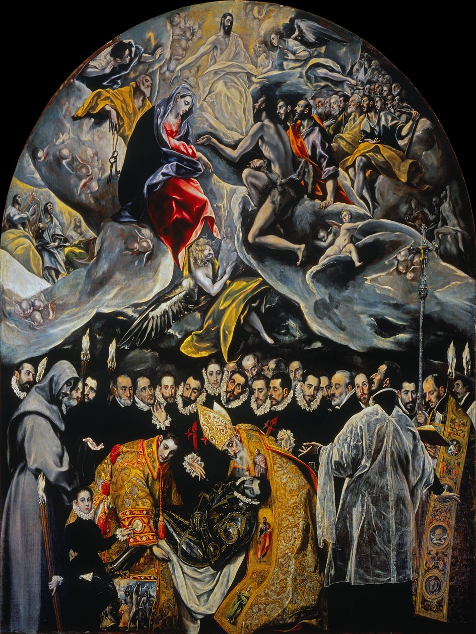 Pohřeb hraběte z Orgazu od El Greco