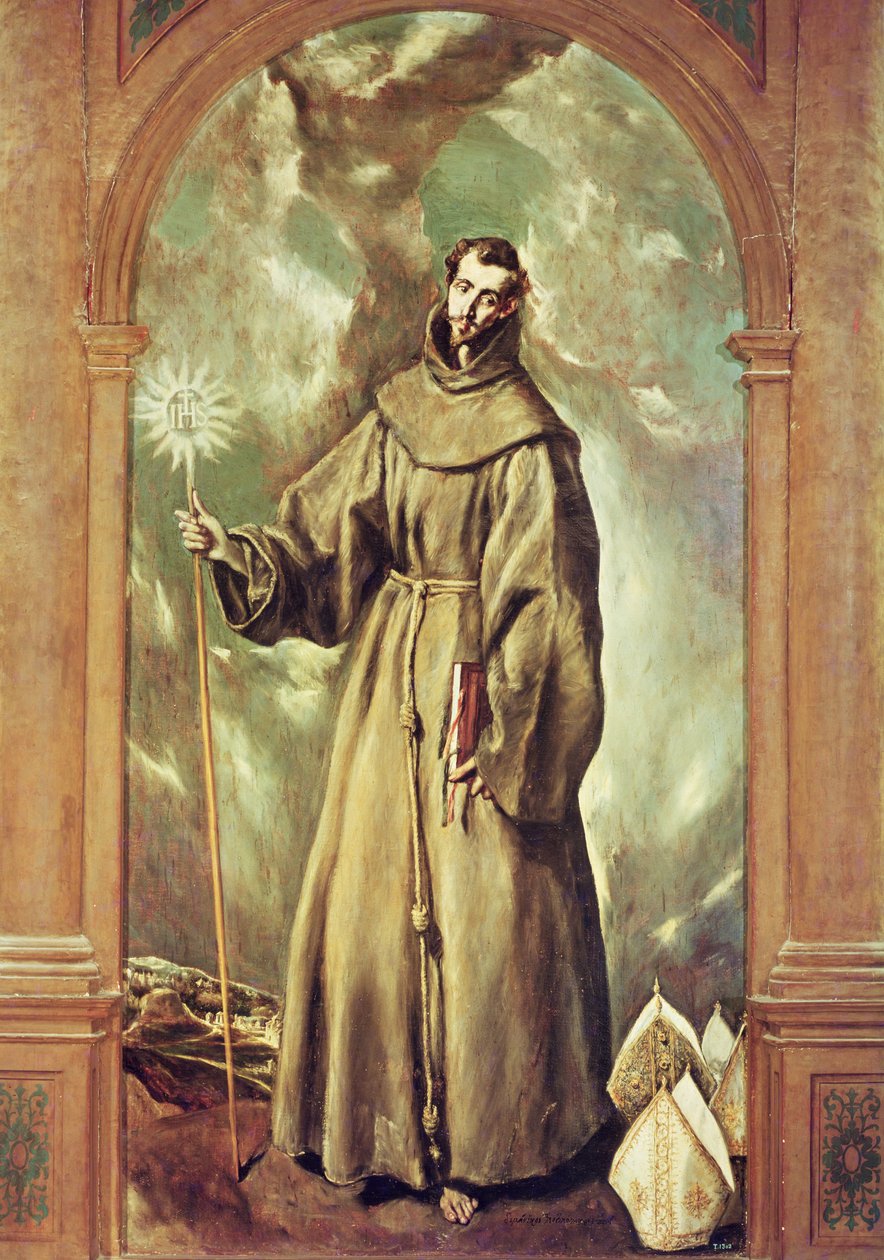 Svatý Bernard z Clairvaux, 1603 od El Greco