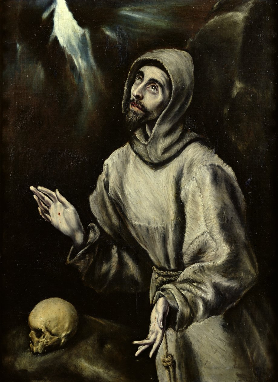 Sv. František z Assisi přijímající stigmata, kolem roku 1595 od El Greco