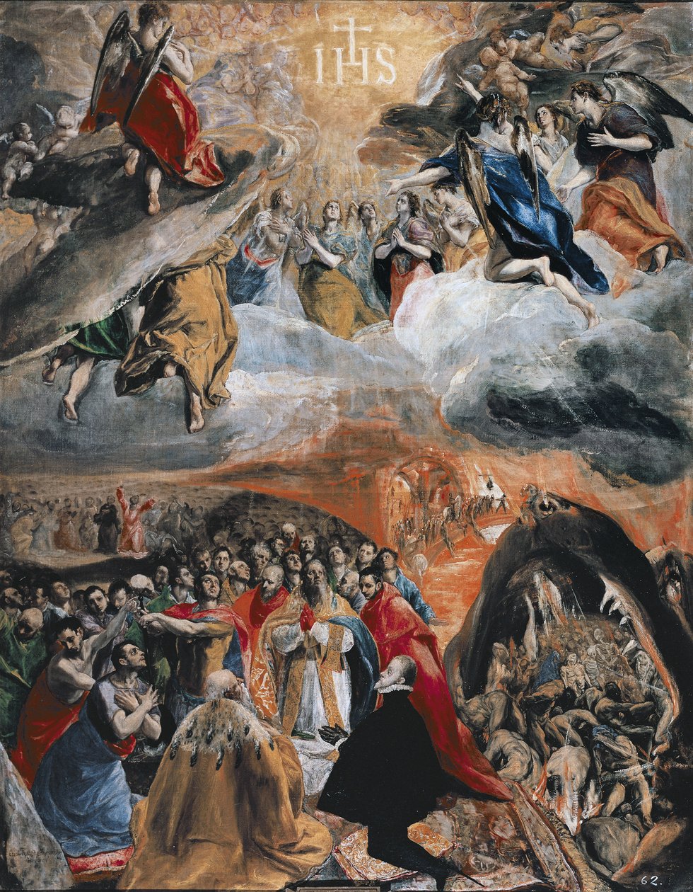 Klanění Jménu Ježíš, c.1578 od El Greco