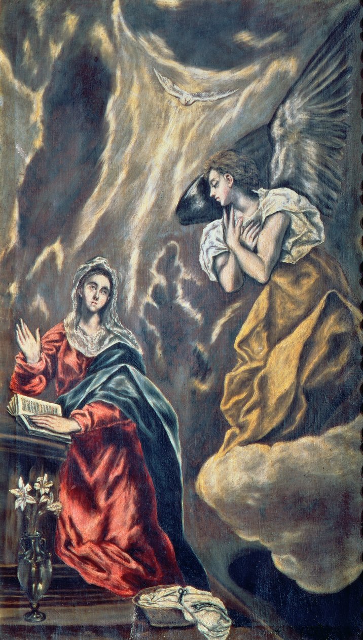 Zvěstování od El Greco