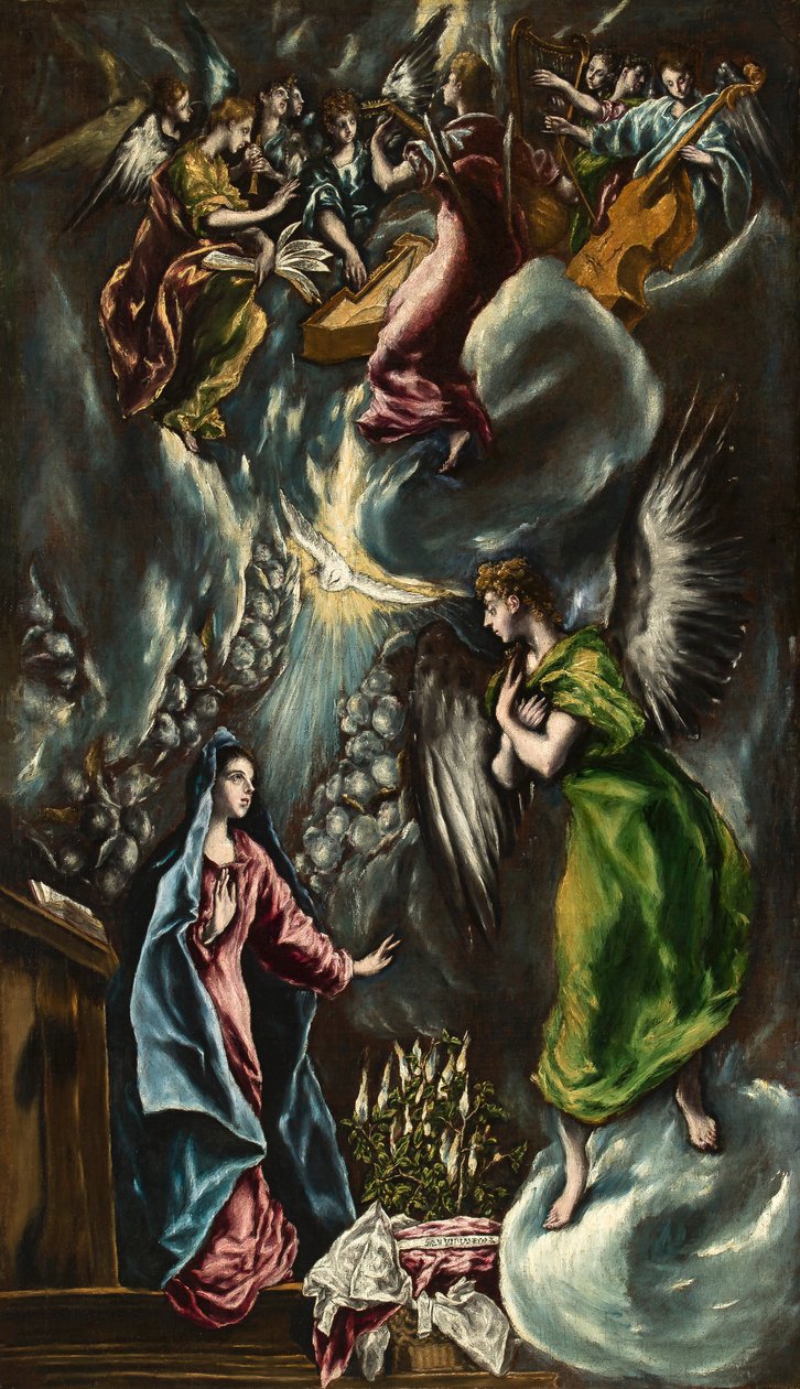 Zvěstování od El Greco