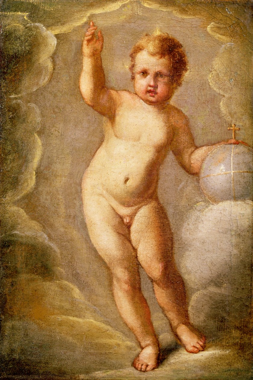 Kristus Dítě, Spasitel Země, kolem roku 1565 od El Greco