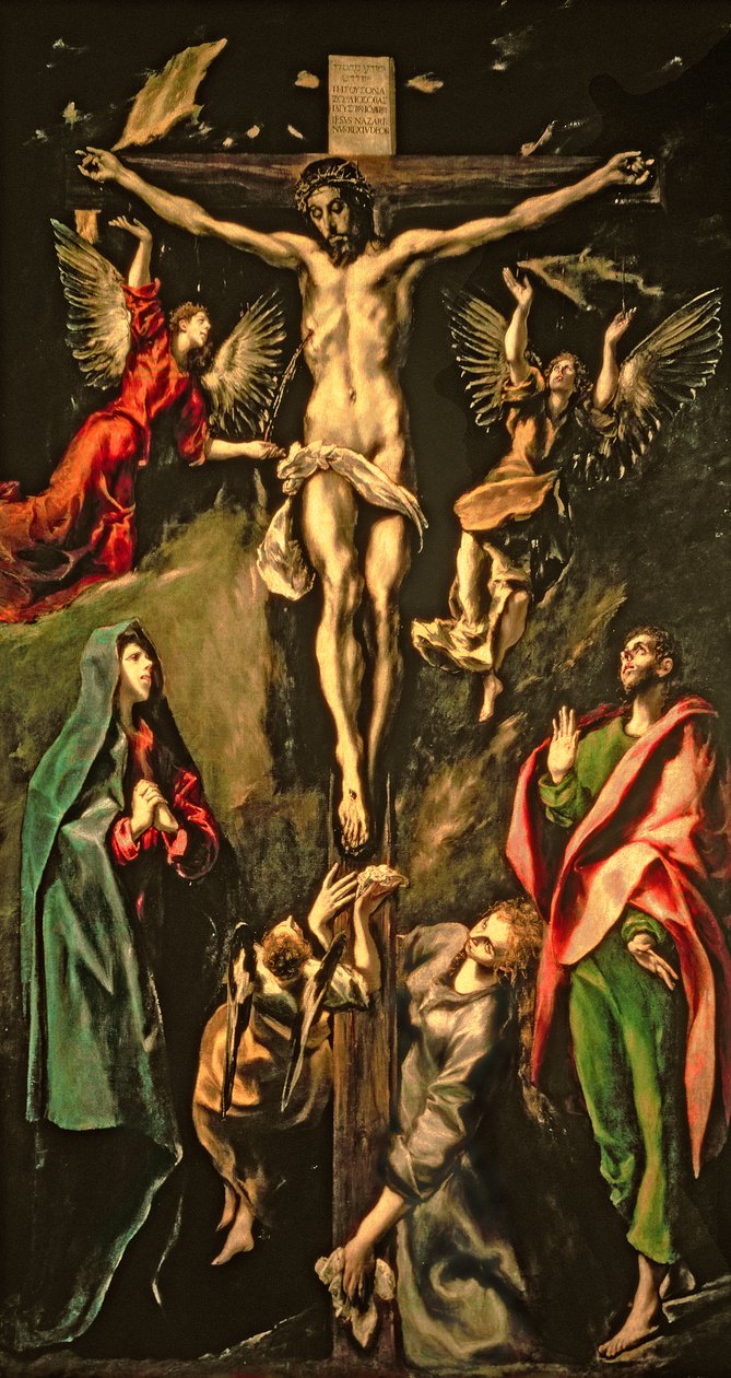 Ukřižování, kolem 1584-1600 od El Greco
