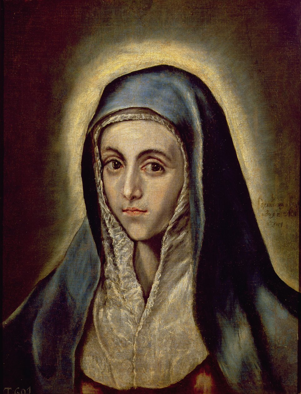 Panna Maria, kolem 1594-1604 od El Greco