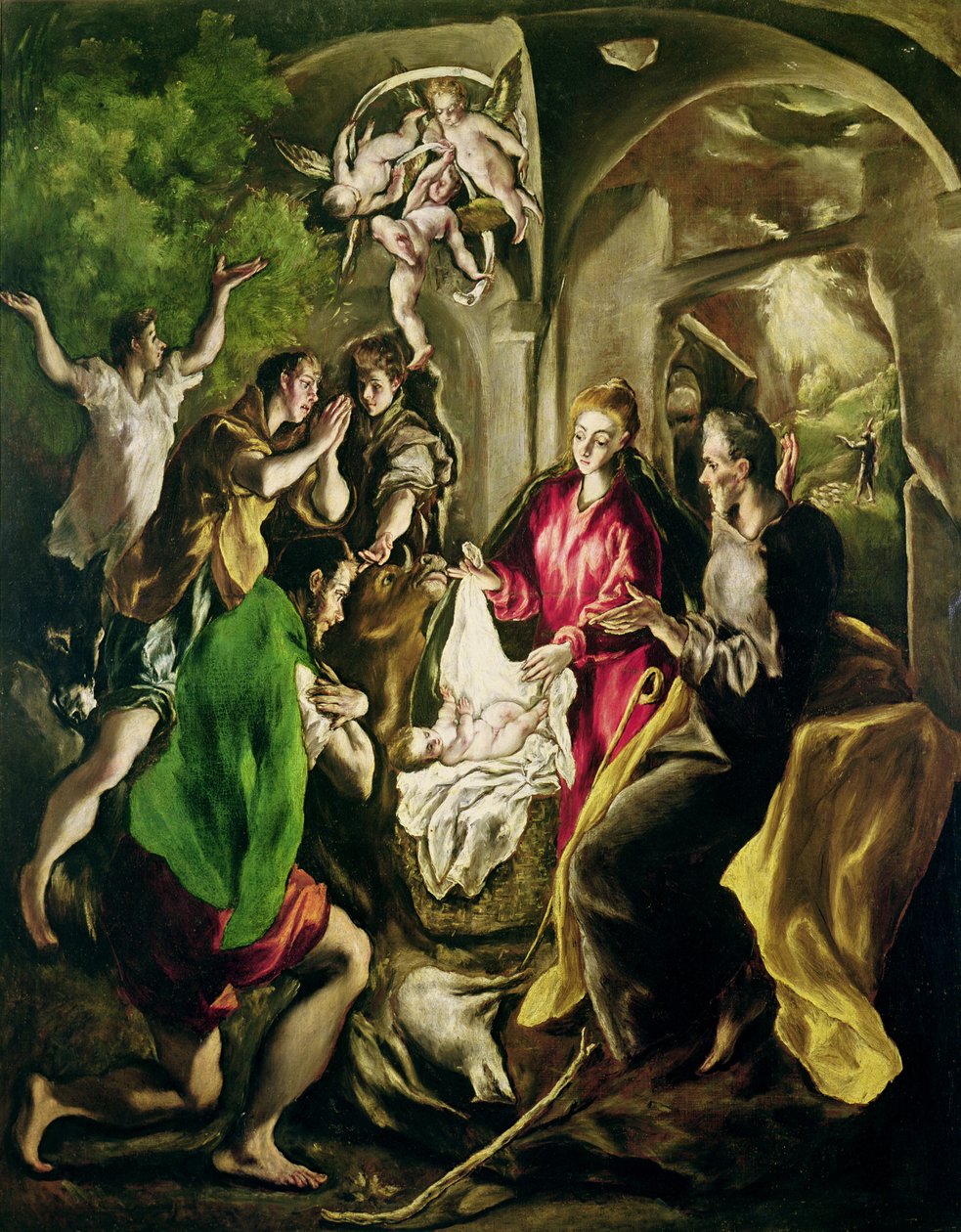 Klanění pastýřů, 1603-05 od El Greco