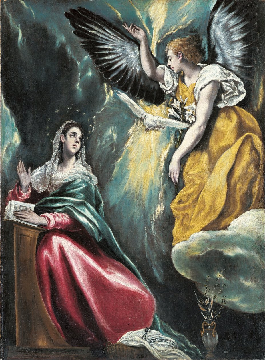 Zvěstování od El Greco