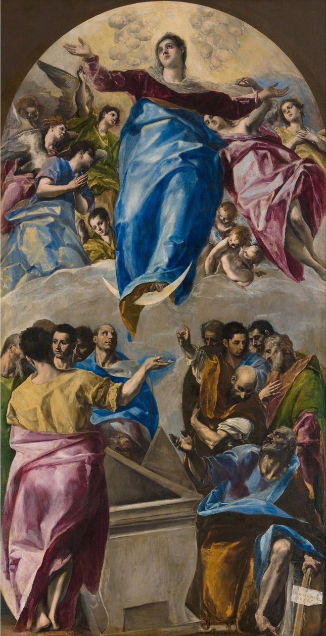Nanebevzetí Panny Marie od El Greco