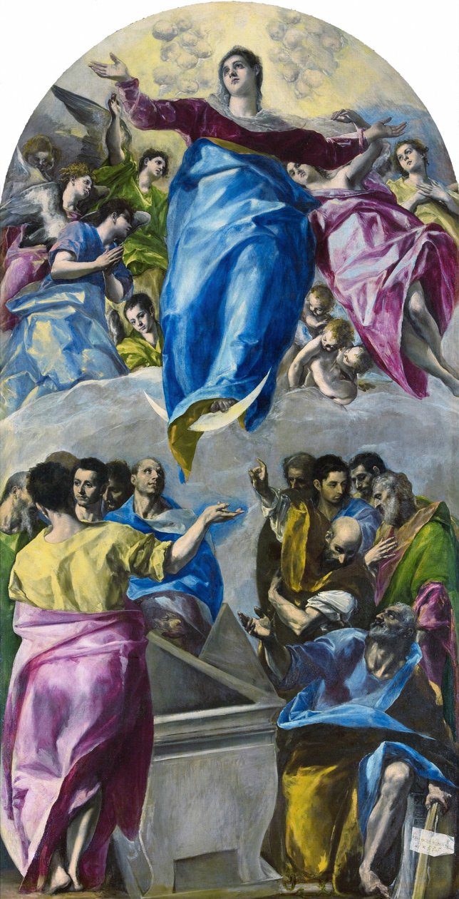 Nanebevzetí Panny Marie od El Greco