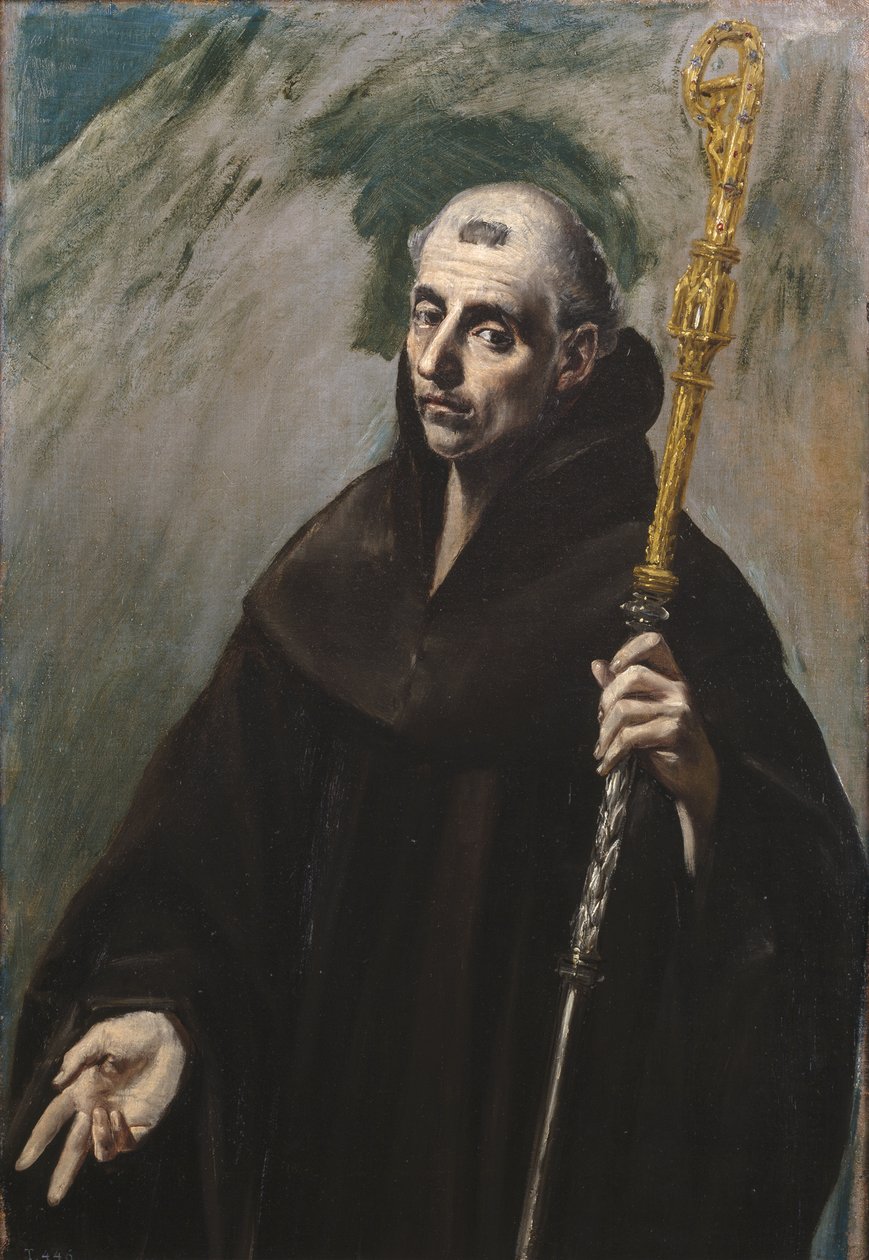 Svatý Benedikt z Nursie, 1577-1579 od El Greco
