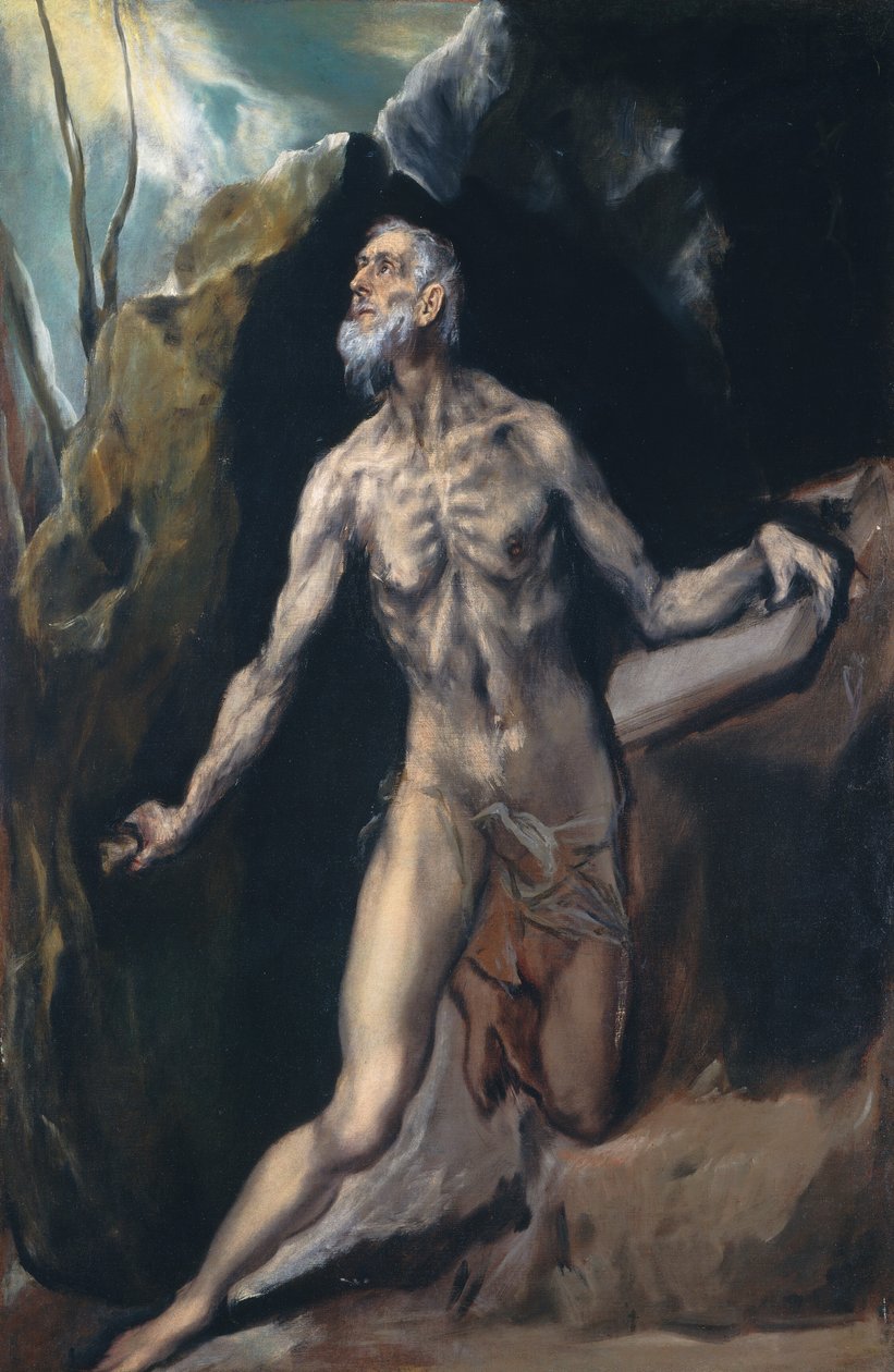 Svatý Jeroným, c. 16101614. od El Greco