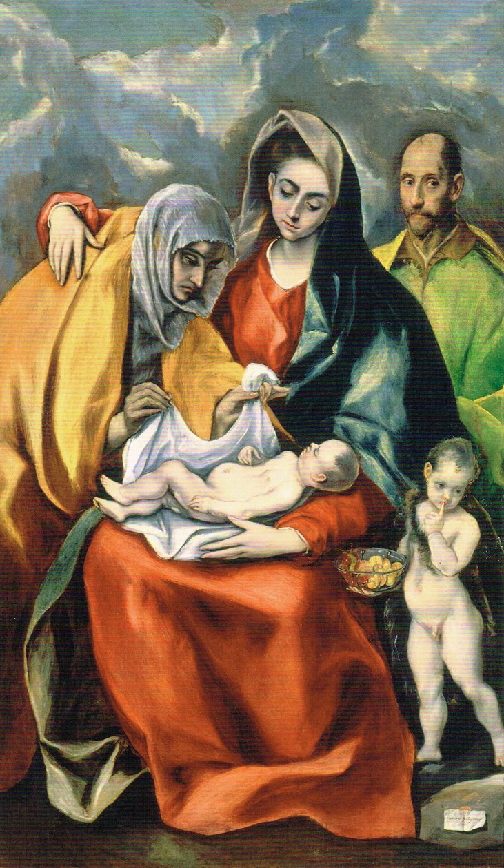 Svatá rodina od El Greco