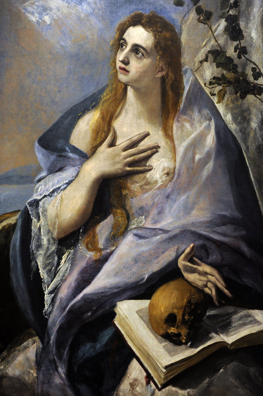 Kajícnice Magdalena, 1576-77 od El Greco