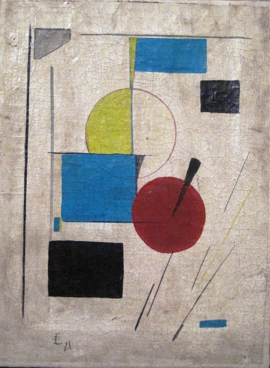 Suprematistická kompozice, 1921 od Eliezer Markowich Lissitzky