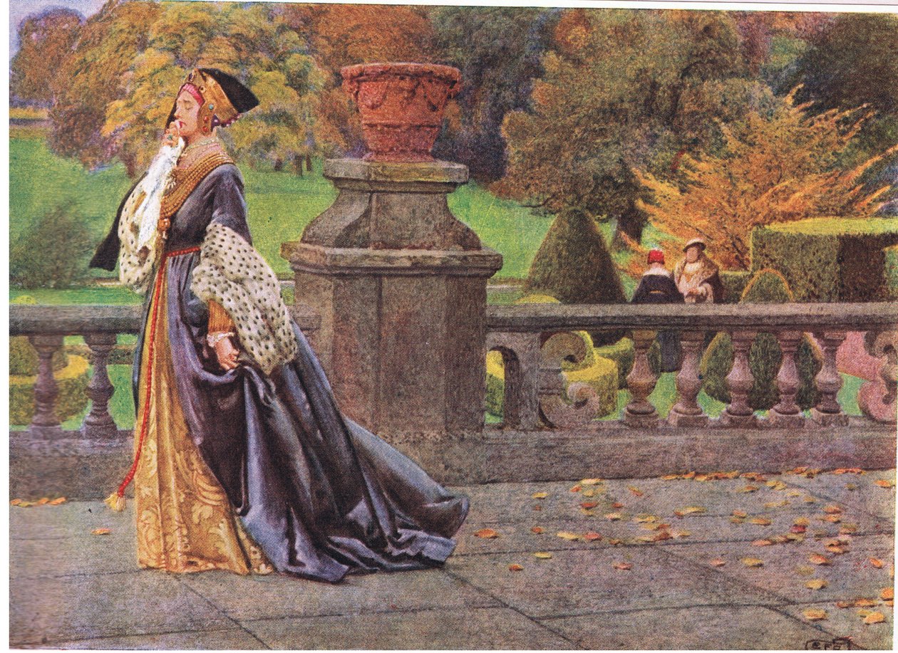 Queen Catherine (litho) od Eleanor Fortescue Brickdale
