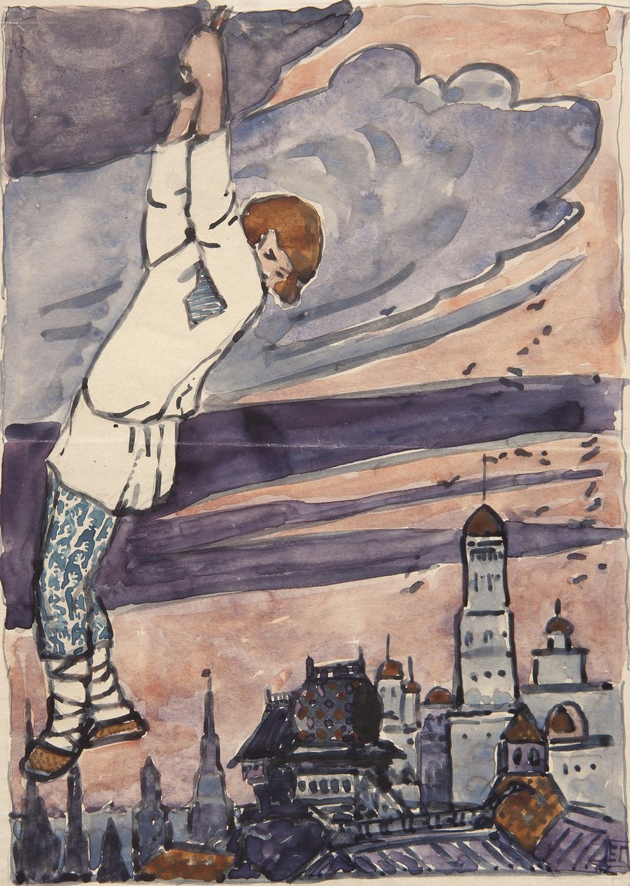Ilustrace k Pohádce Synko-Philipko od Elena Dmitryevna Polenova