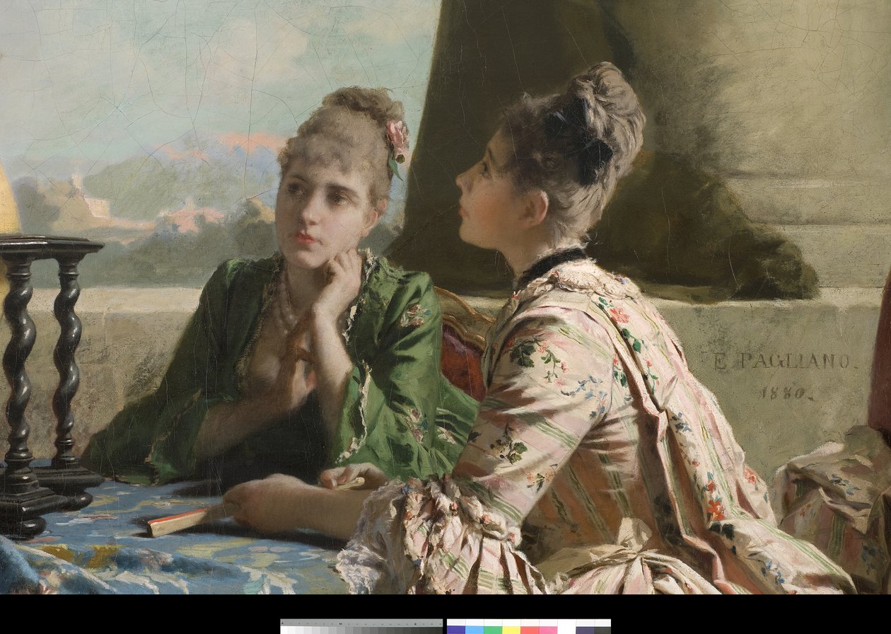 Hodina zeměpisu, 1880 od Eleuterio Pagliano