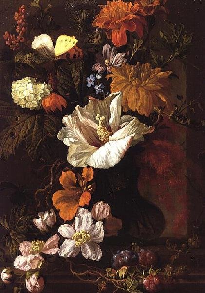 Zátiší květin (panel) od Elias van den Broeck