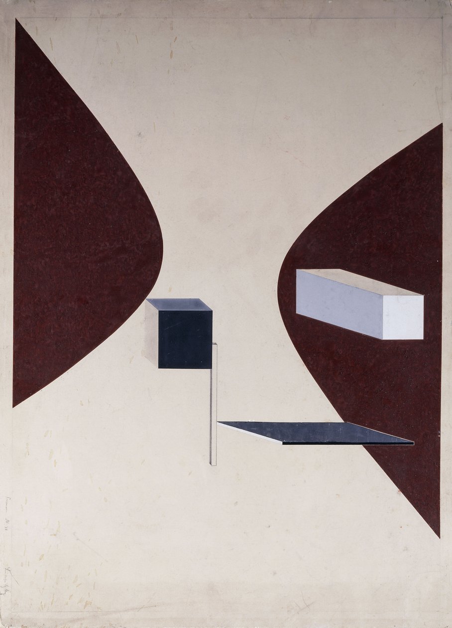 Proun N 90 od Eliezer Markowich Lissitzky