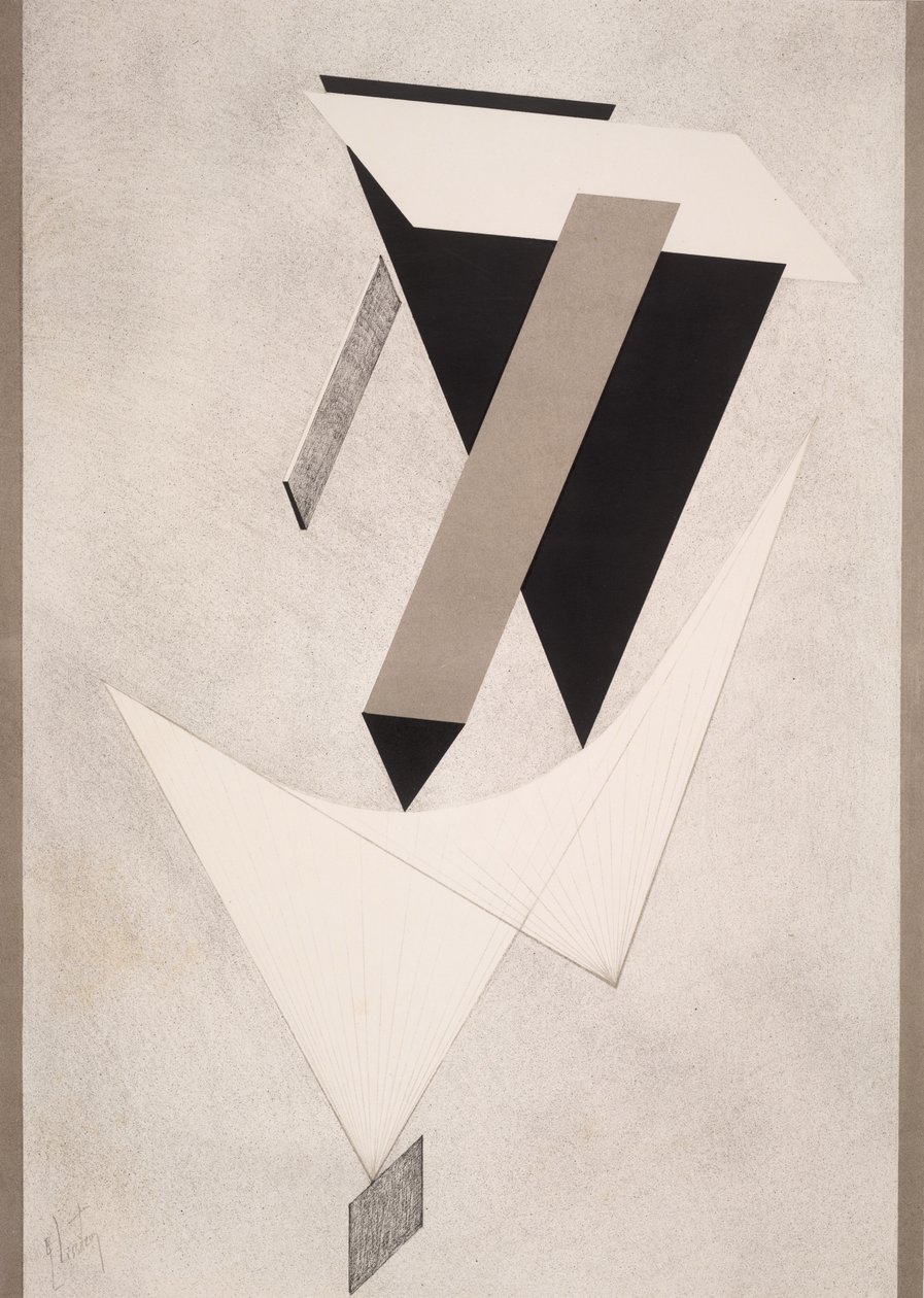 Nepojmenovaná od Eliezer Markowich Lissitzky