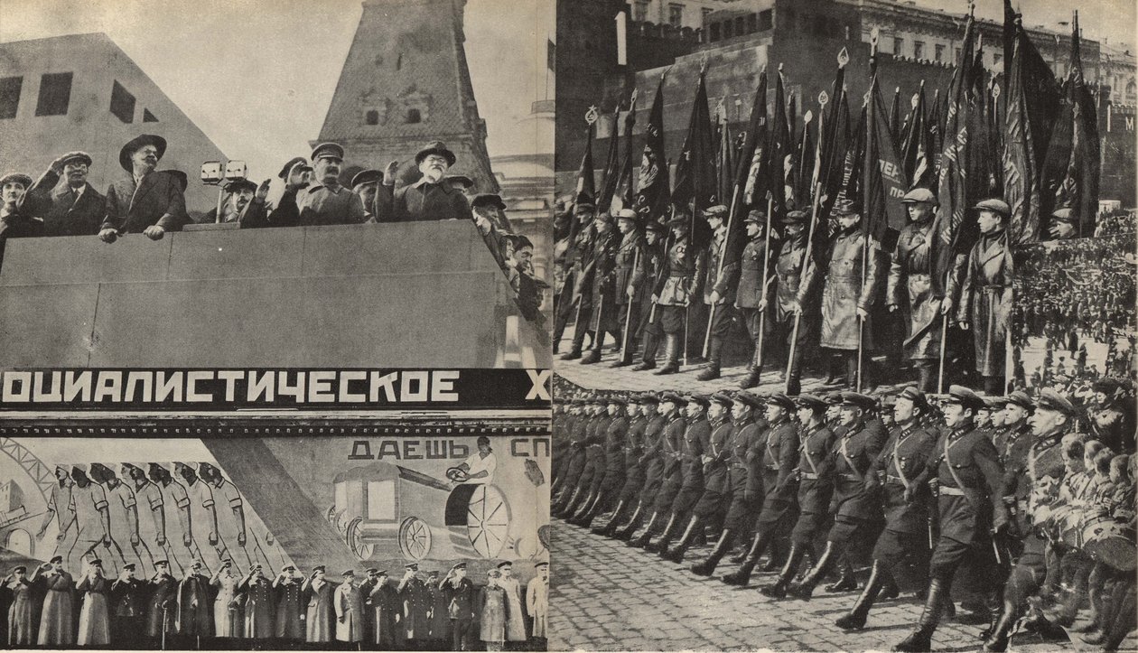 Ilustrace z SSSR buduje socialismus, 1933. od Eliezer Markowich Lissitzky