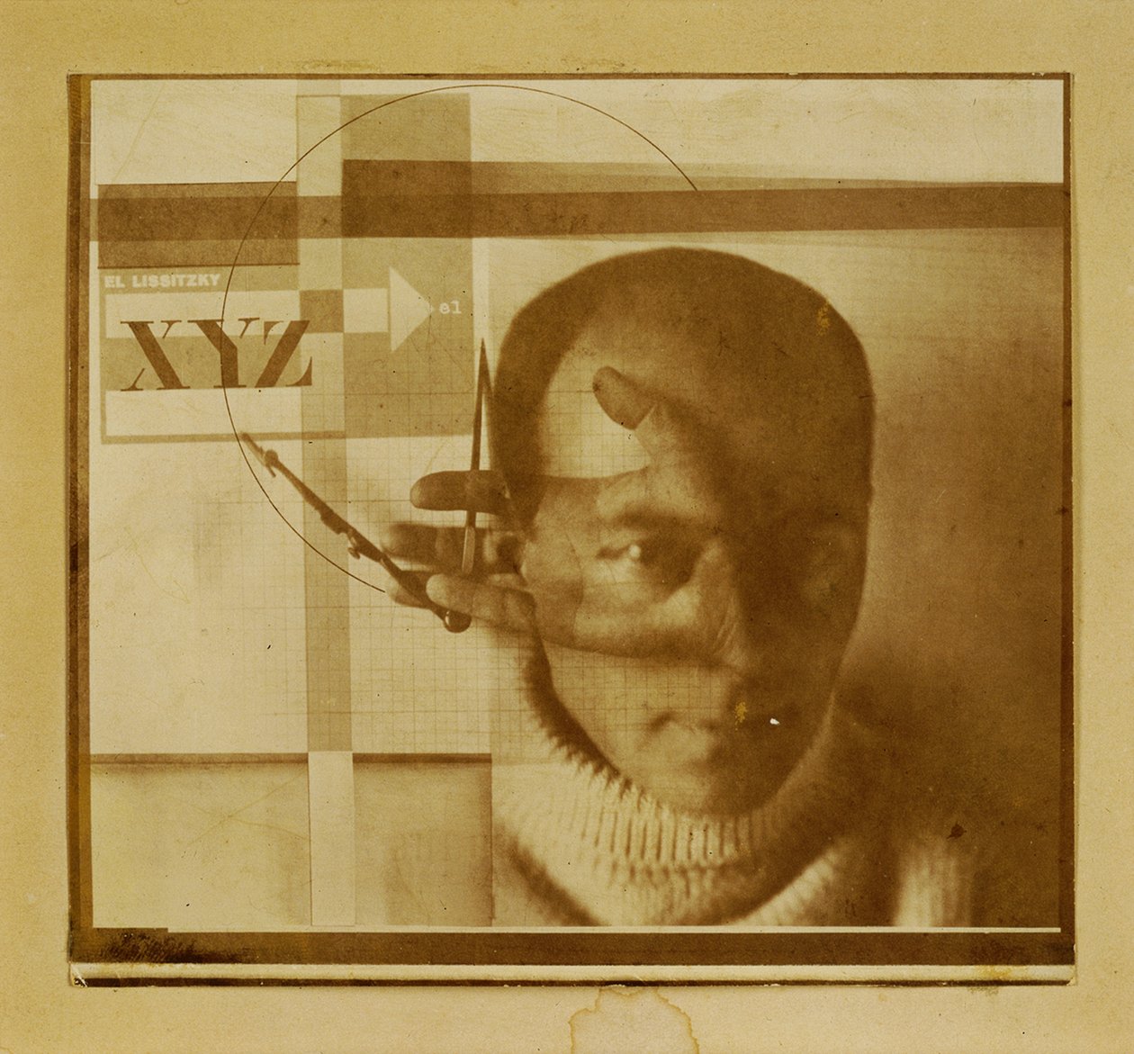 Autoportrét konstruktéra od Eliezer Markowich Lissitzky