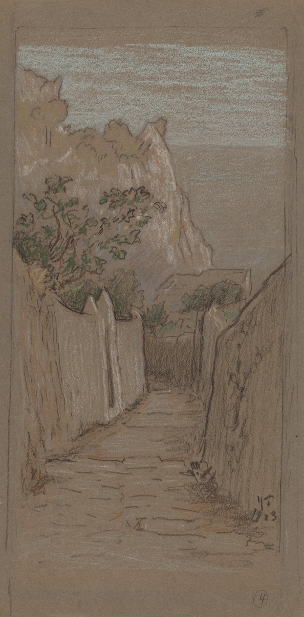 Capri, 1913. od Elihu Vedder