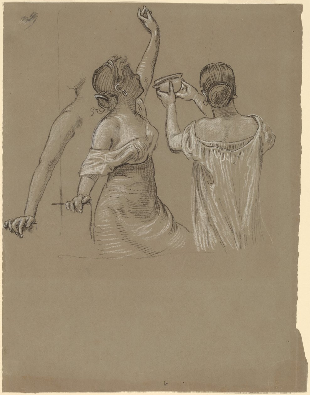 Dionysian Revelers, polovina konce 19. století. od Elihu Vedder