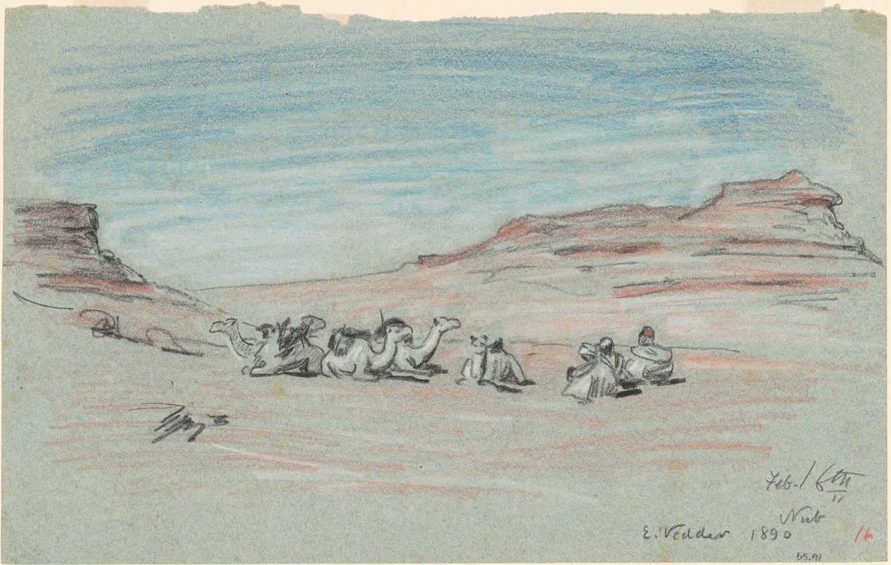 Cesta po Nilu, č. 20, 1890. od Elihu Vedder