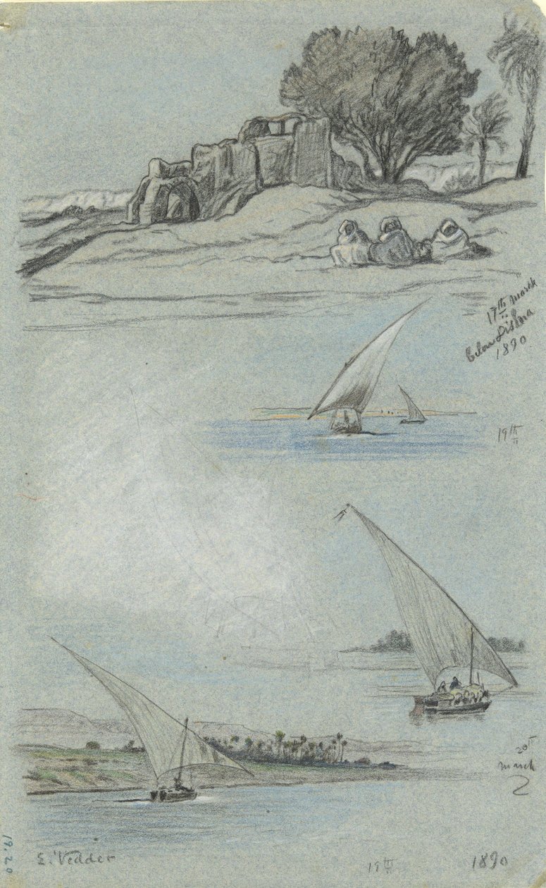 List studií od Elihu Vedder