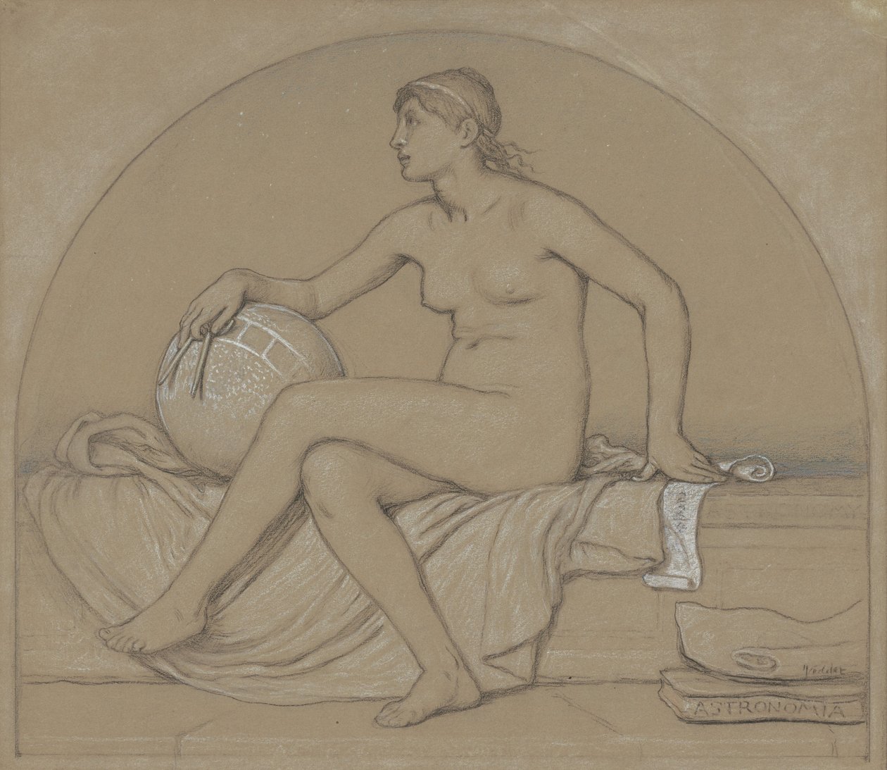 Studium pro astronomii, 1892. od Elihu Vedder