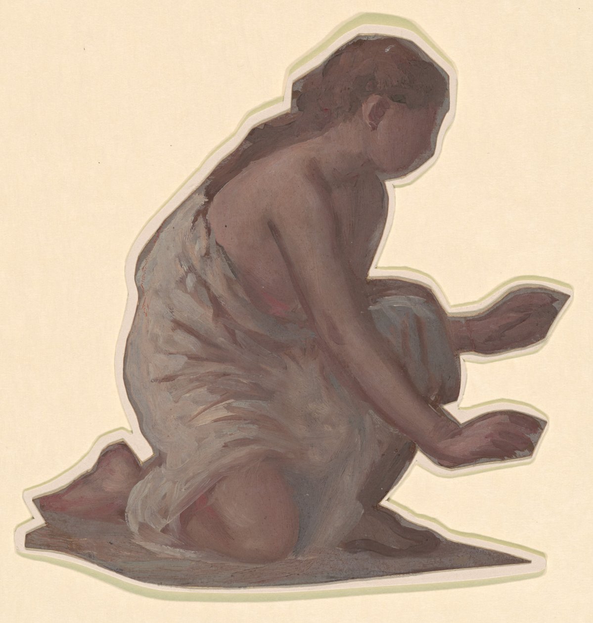 Studie na "koupání řeckých dívek" od Elihu Vedder