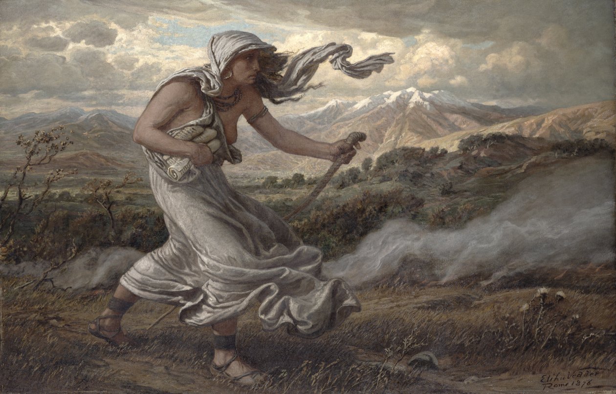 Kumská Sibyla, 1876 od Elihu Vedder