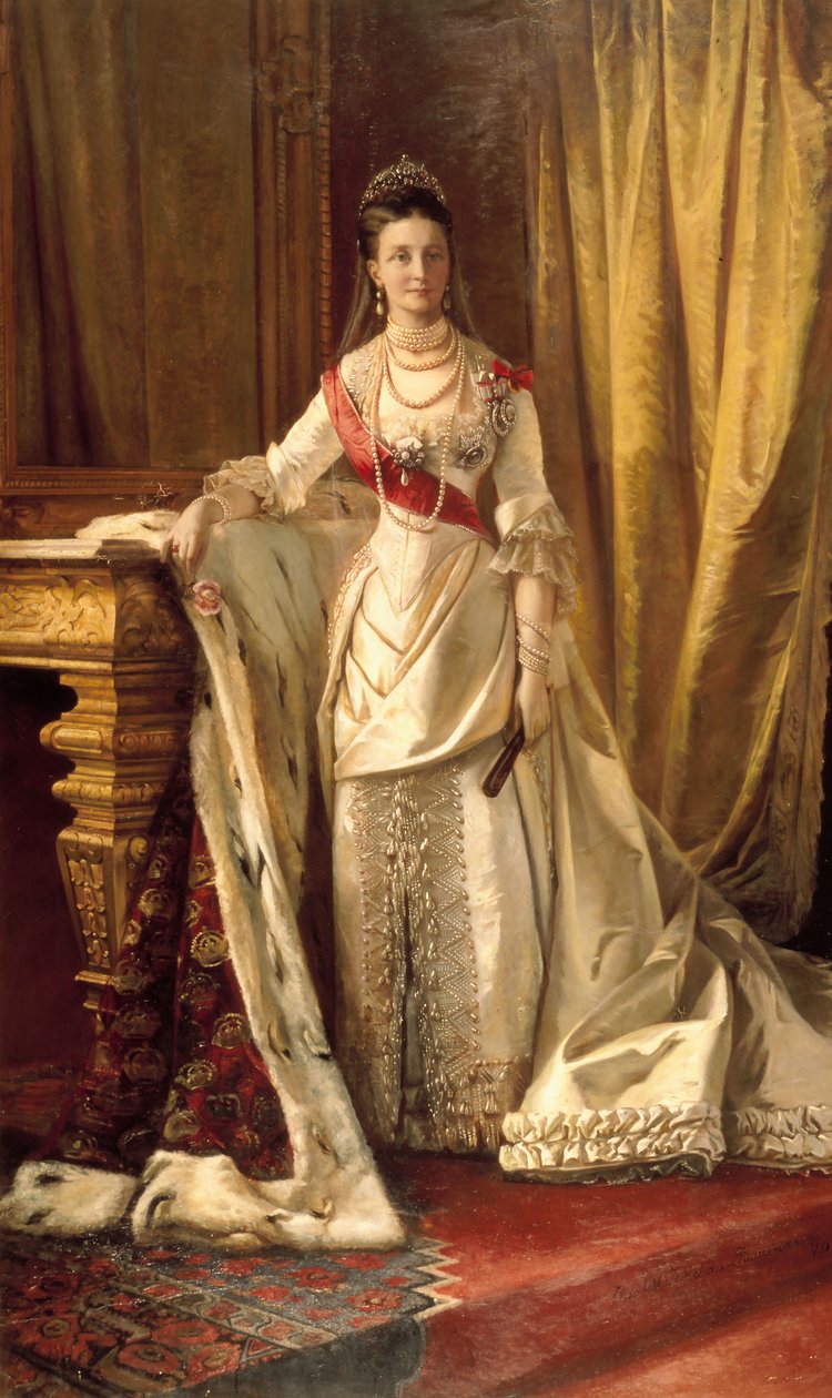 Portrét Louise Hesse-Kassel od Elisabeth Jerichau Baumann