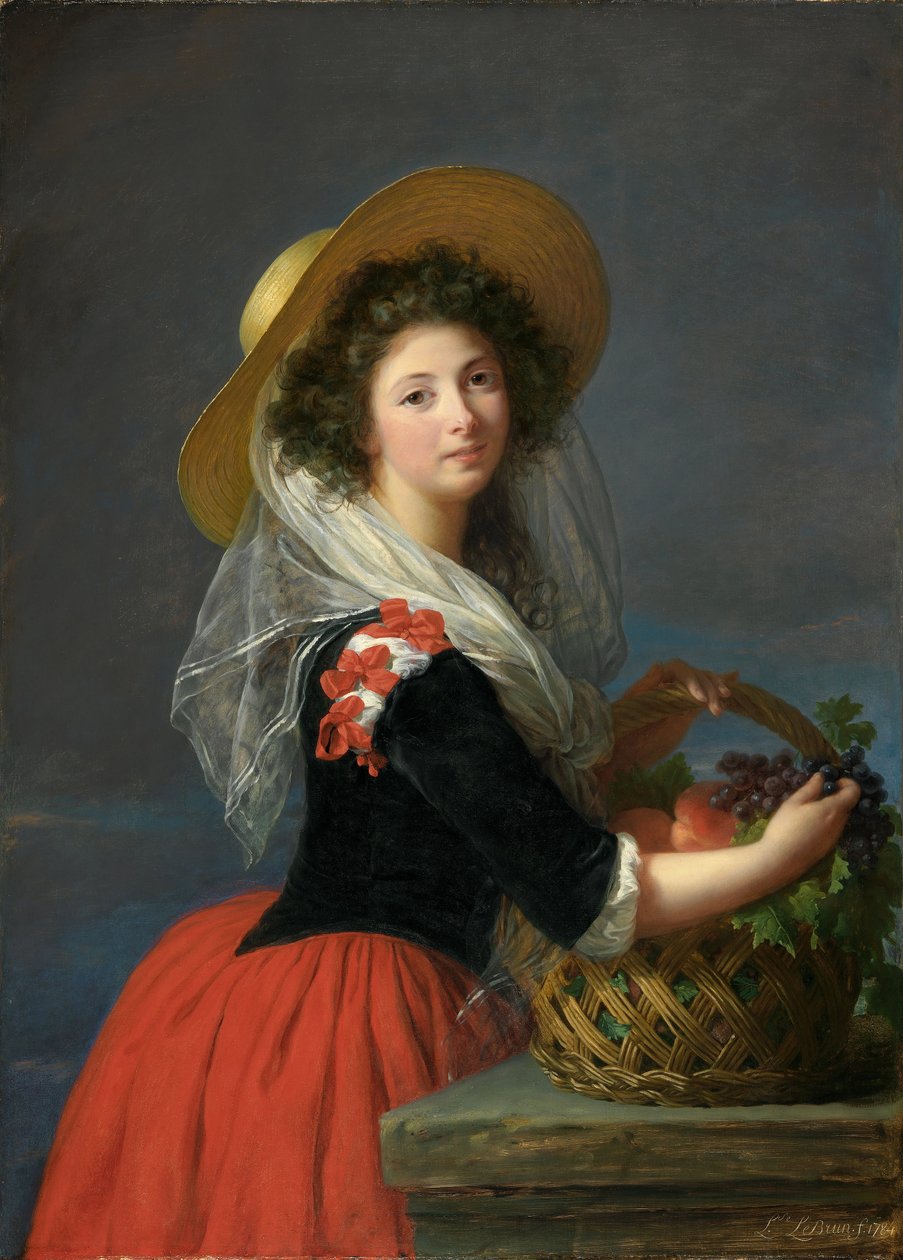 Portrét Marie Gabrielle de Gramont, vévodkyně z Caderousse od Elisabeth Louise Vigee Lebrun