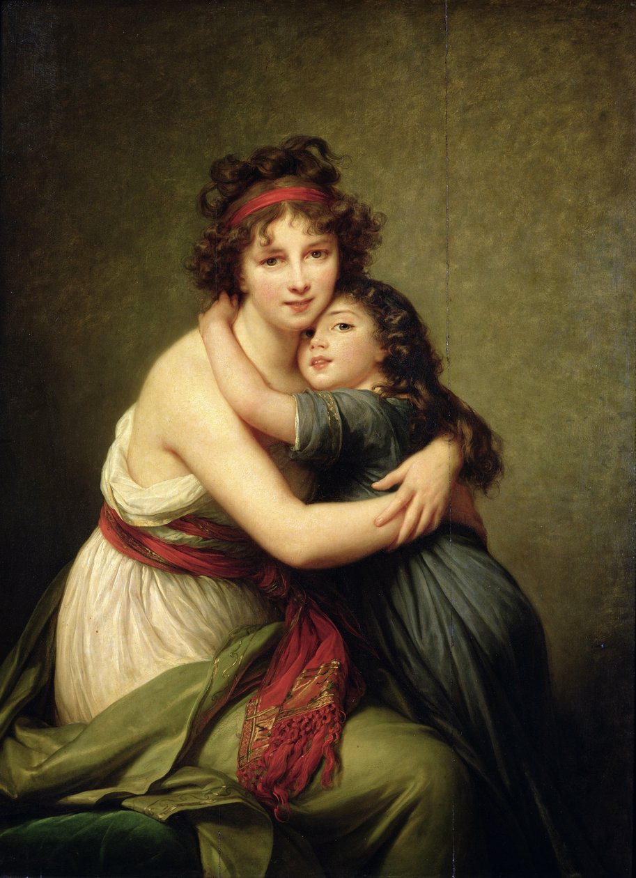 Madame Vigee-Lebrun a její dcera Jeanne-Lucie-Louise (1780-1819) 1789 od Elisabeth Louise Vigee Lebrun