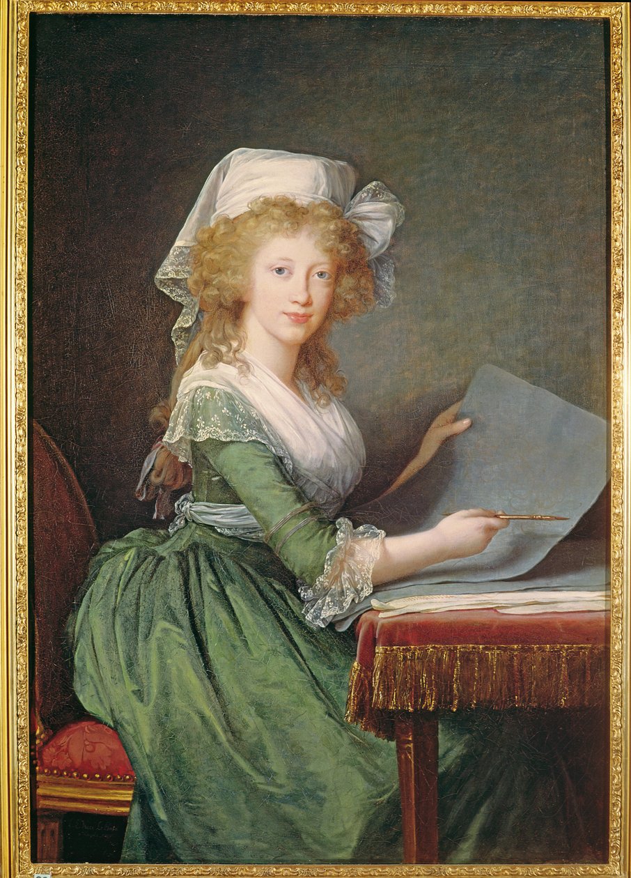 Marie-Louise Bourbonská-Sicílie (1773-1802) 1790 od Elisabeth Louise Vigee Lebrun