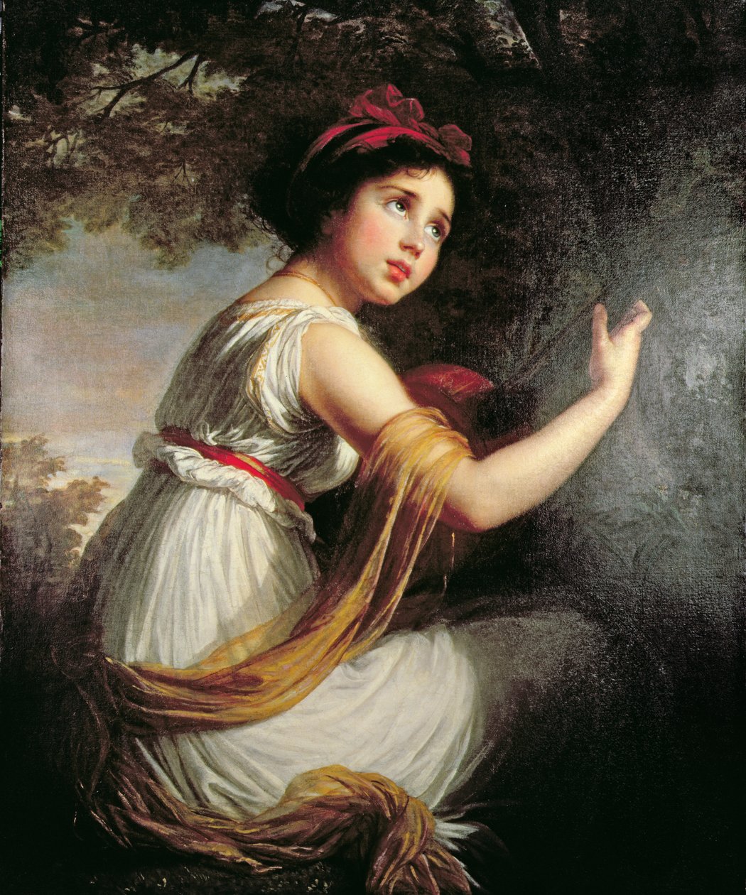 Portrét Julie Le Brun, kolem roku 1797 od Elisabeth Louise Vigee Lebrun