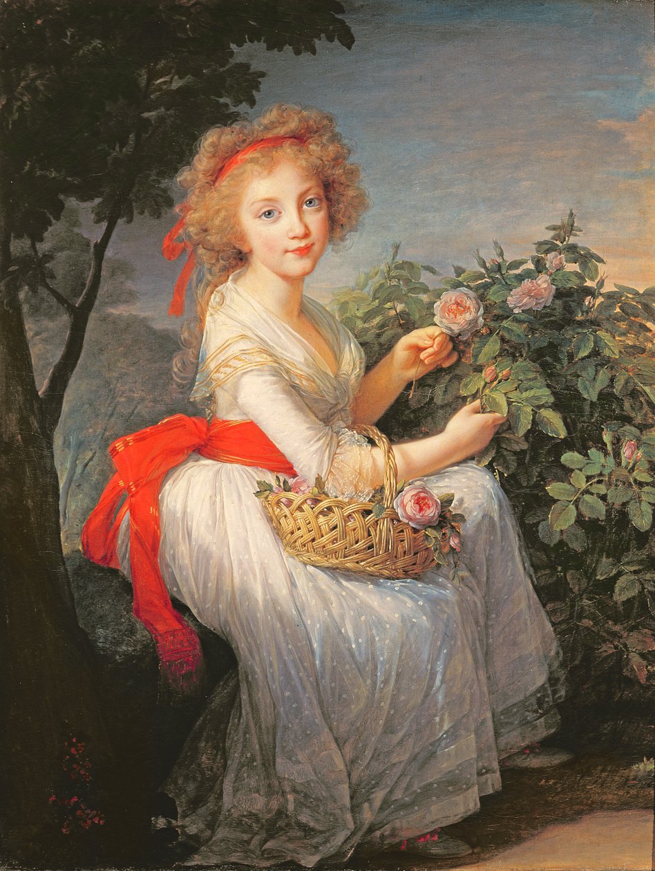 Portrét Marie-Christine Bourbon-Neapol (1779-1849) od Elisabeth Louise Vigee Lebrun