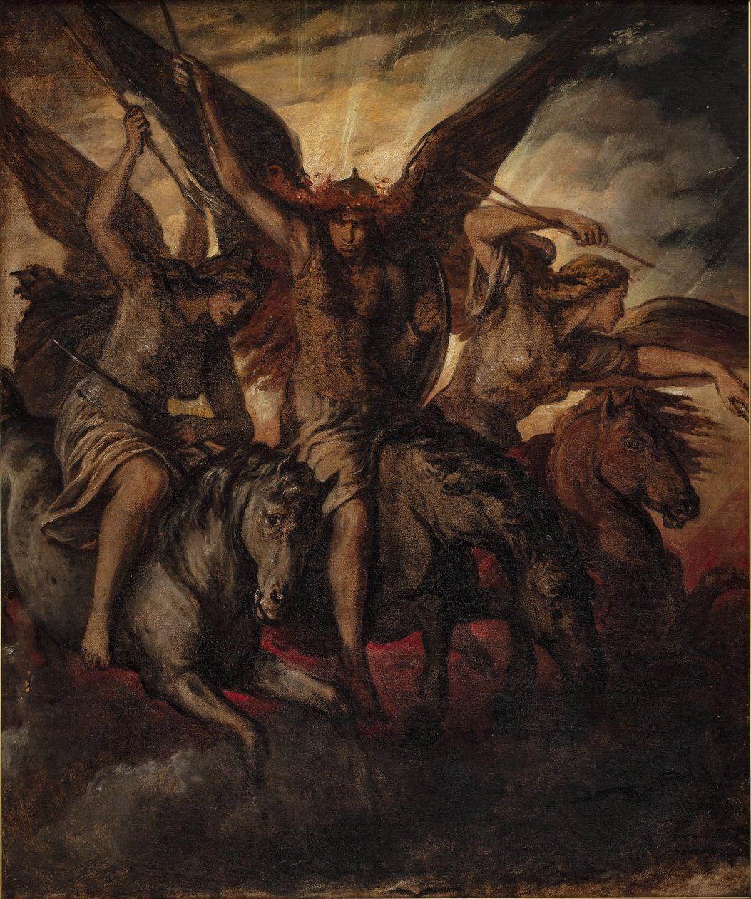 Valkýry od Elisabeth Jerichau Baumann