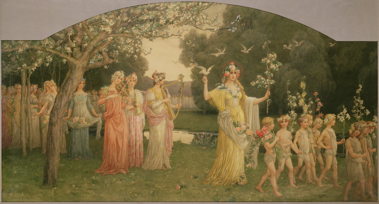 Procesí Flora od Elisabeth Sonrel