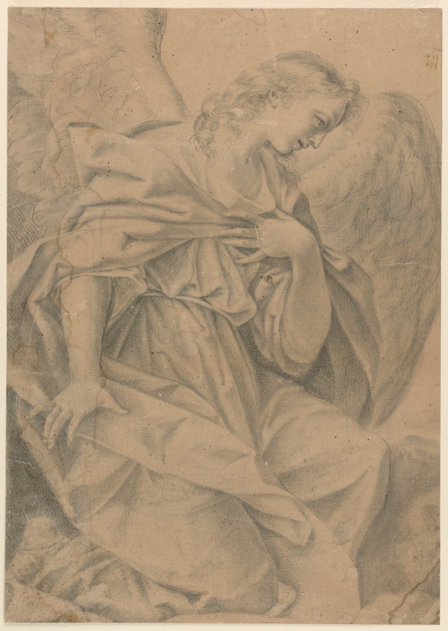 Klečící anděl od Elisabetta Sirani