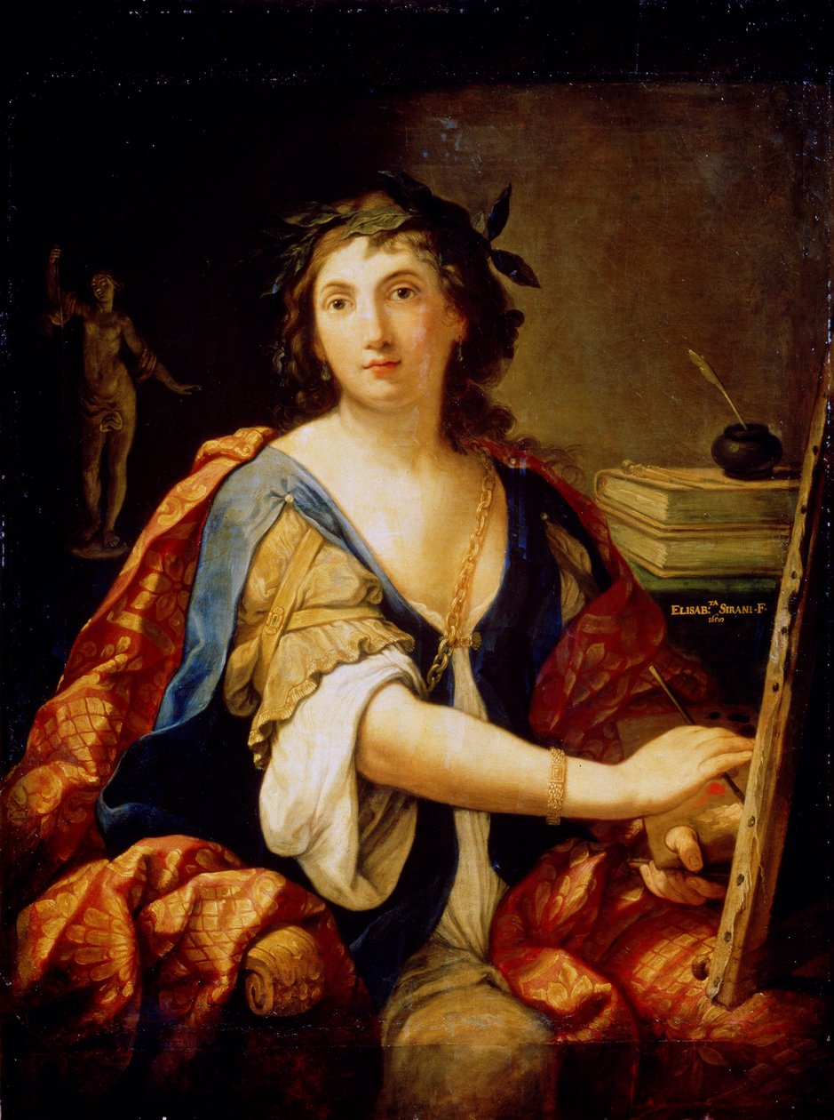 Alegorie malířského autoportrétu, 1658 od Elisabetta Sirani