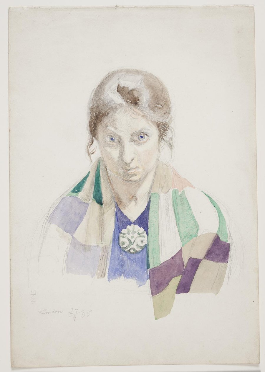Portrét Olivie Holm-Møller od Elise Konstantin Hansen