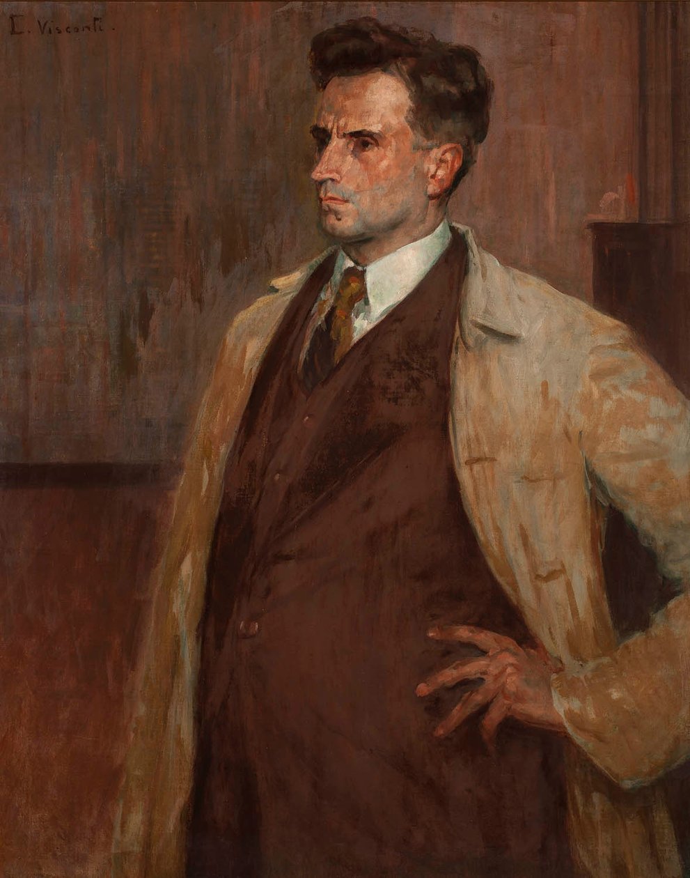 Portrét sochaře Joao Zacco Parana od Eliseu Visconti