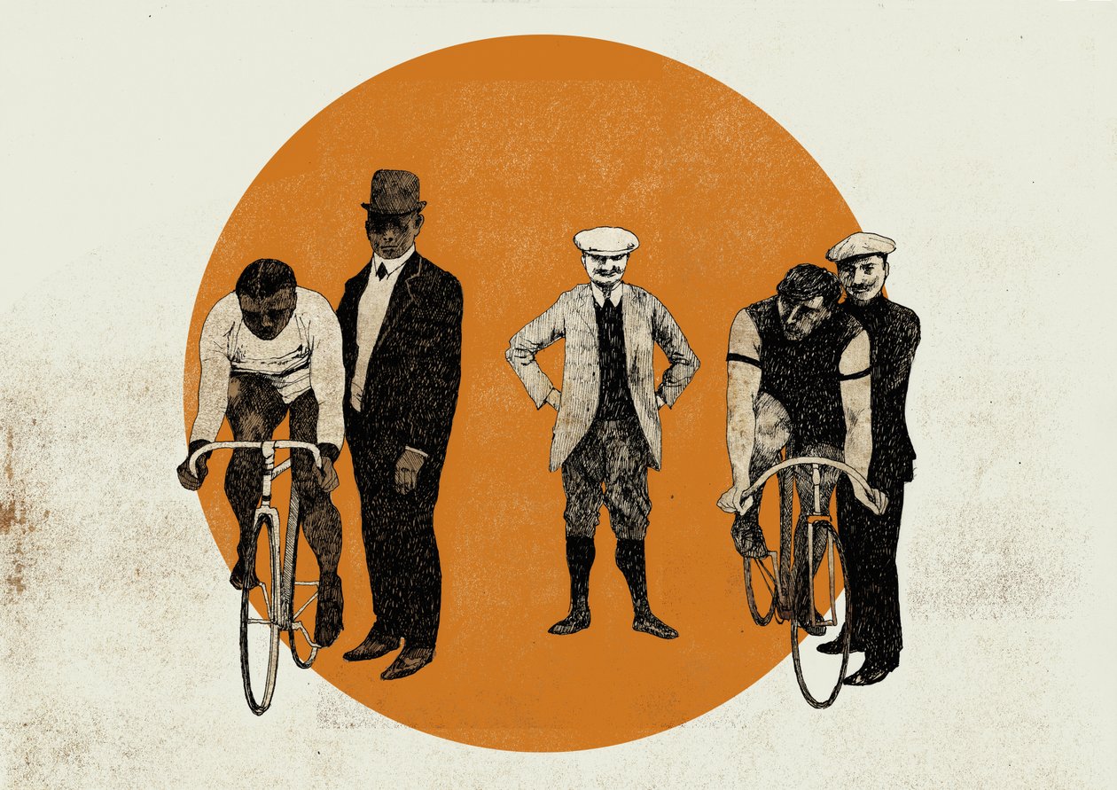 Old Time Trial, 2014 (sítotisk) od Eliza Southwood