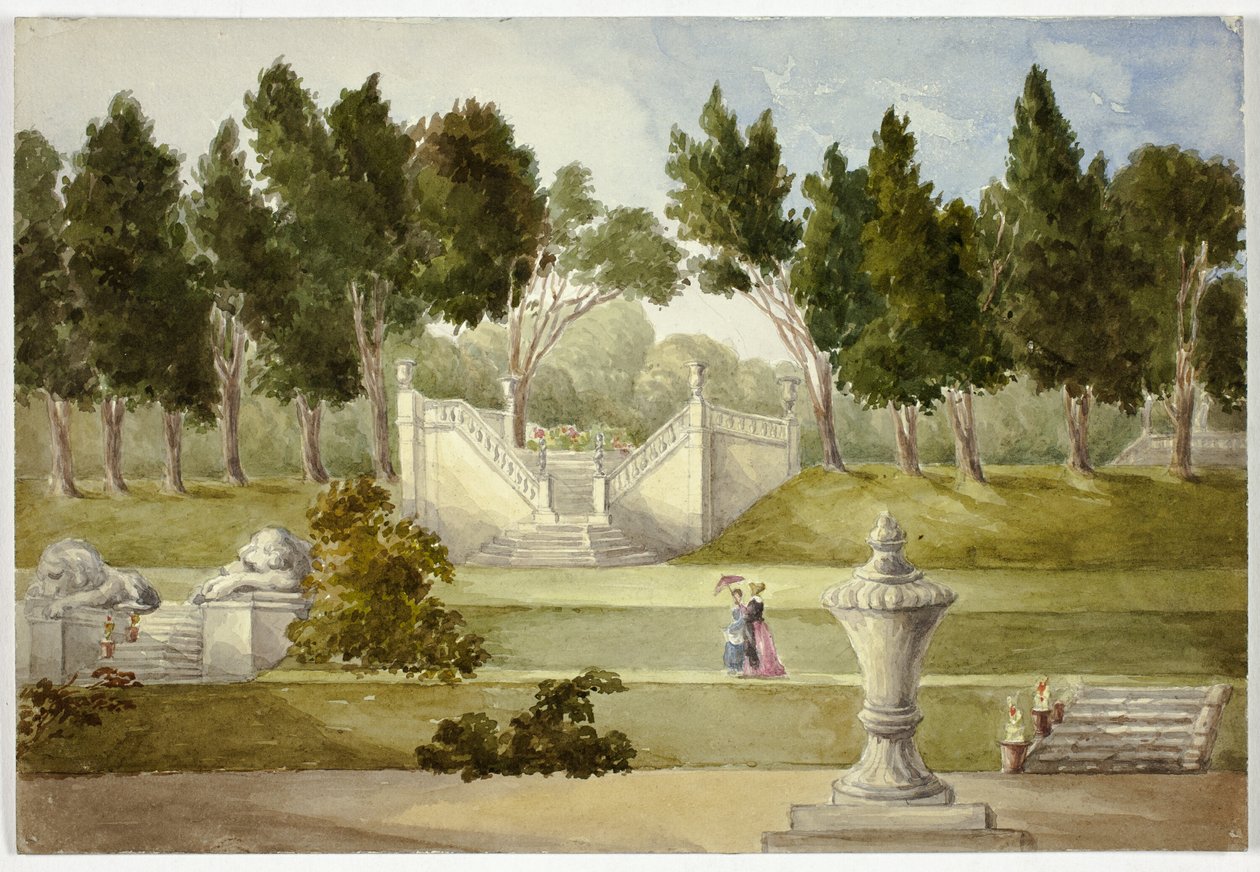 Zahrada v Clifton Hall od Elizabeth Murray