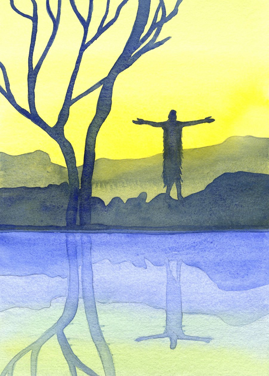 John the Baptist, 2001 (bez papíru) od Elizabeth Wang