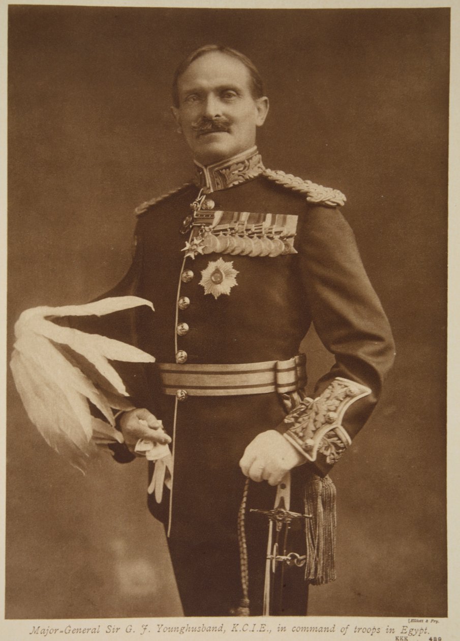Generálmajor Sir G. J. Younghusband, 1914-19 od Elliott und Fry Studio